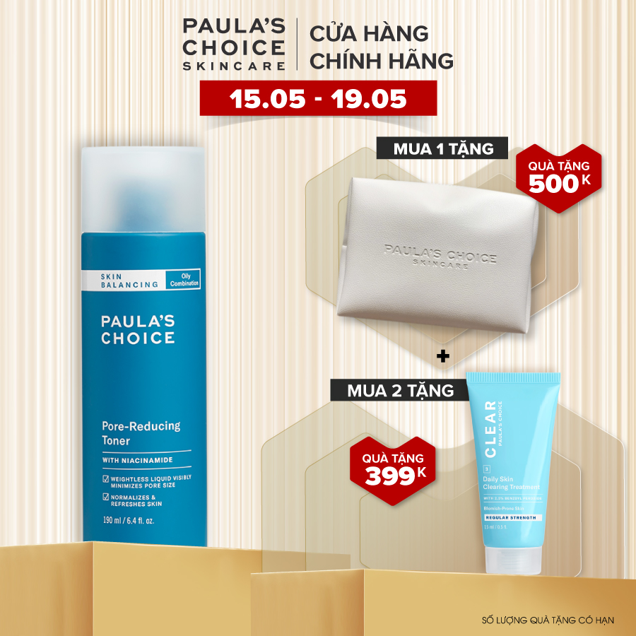 Nước hoa hồng Paula’s Choice Skin Balancing Pore Reducing Toner 190ml