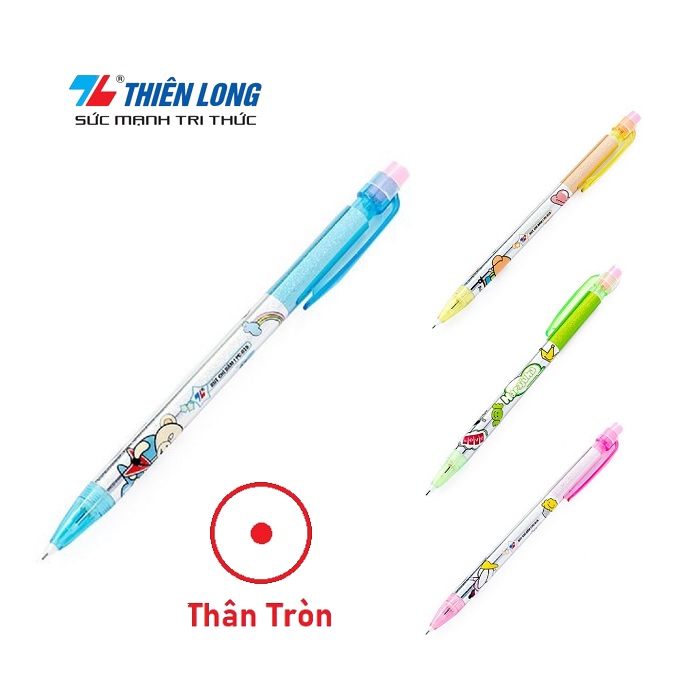 Vỉ 2 bút chì kim bấm Thiên Long Harajuku PC-018 0.5 mm