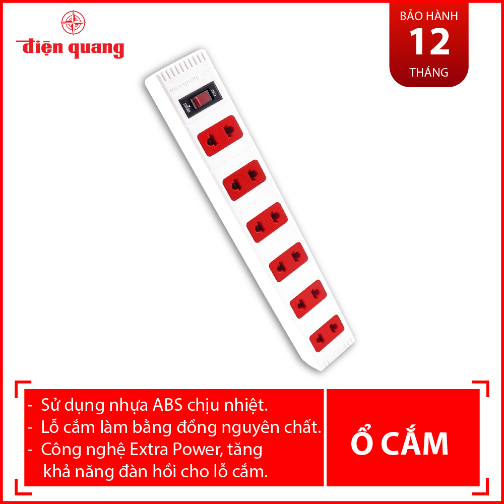 Ổ Cắm điện Điện Quang ESK 2BR 62ECO