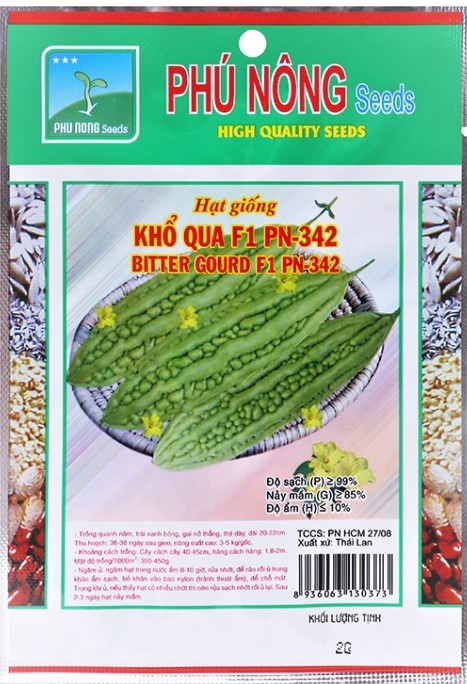 Hạt giống khổ qua F1 Phú Nông PN-342 2g