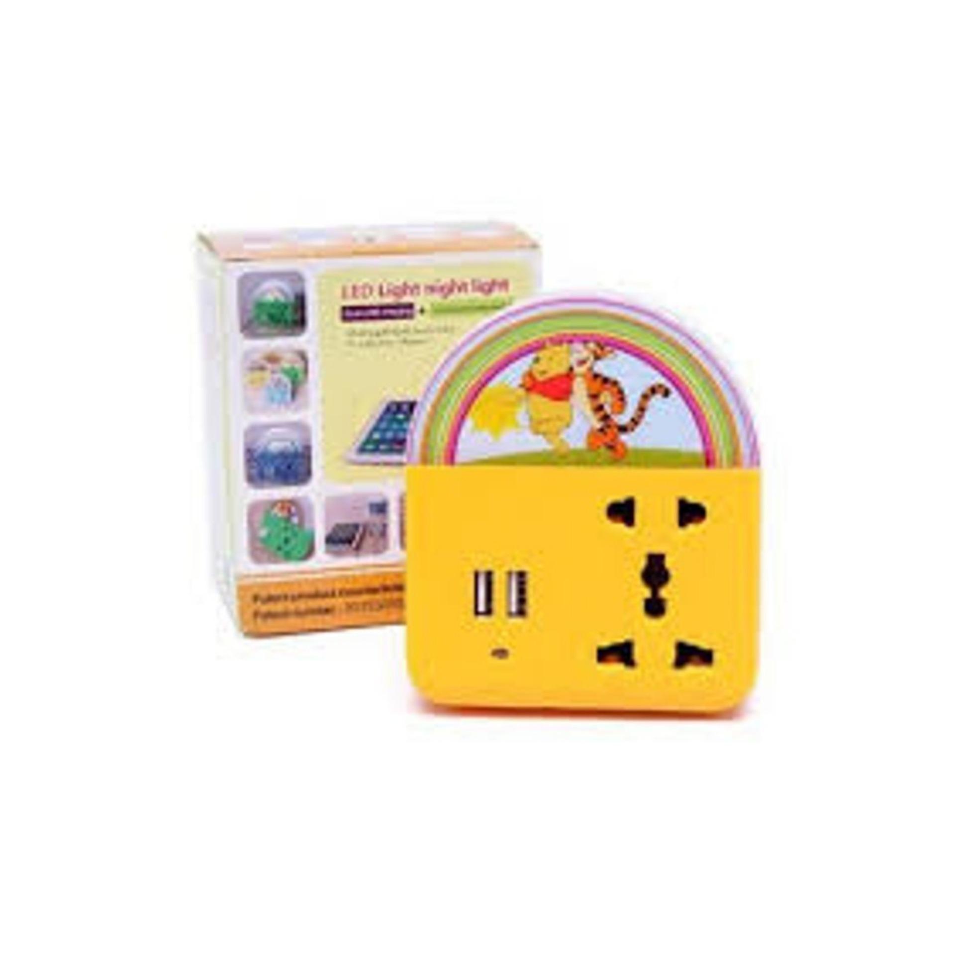 Ổ cắm điện có đèn LED và cổng USB