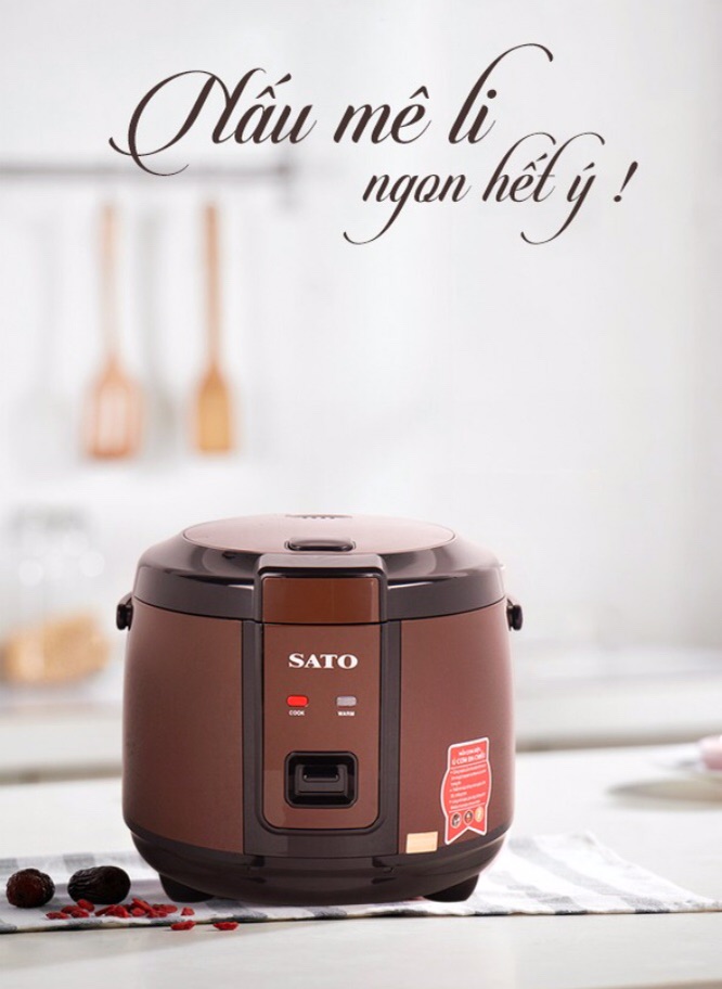 Nồi Cơm Điện SATO 18F052 1.8L