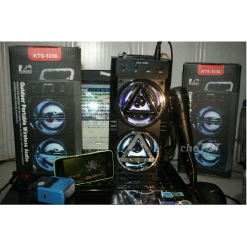Loa Bluetooth Karaoke Mini KTS 1036