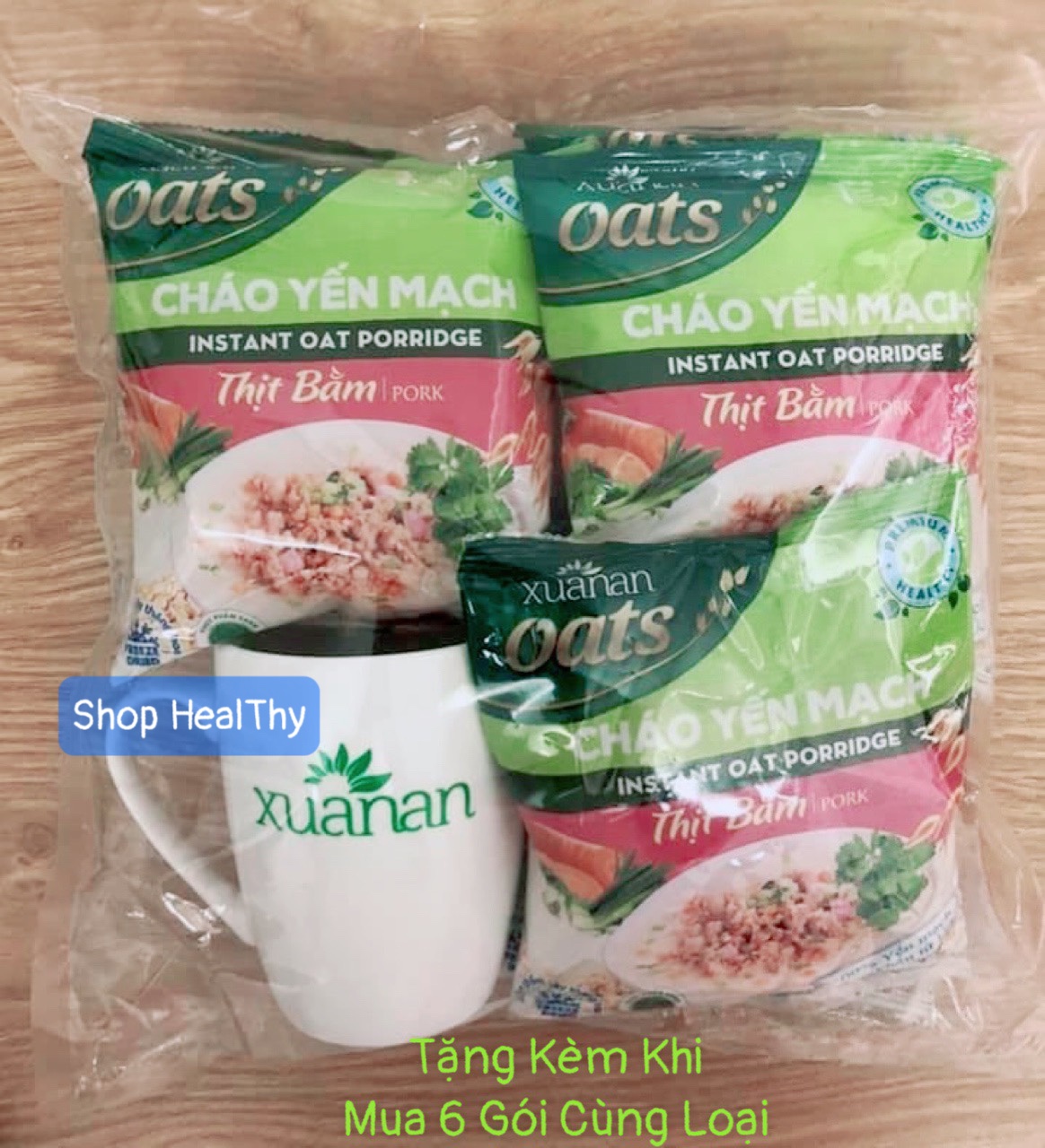 Cháo Yến Mạch Xuân An thịt gà 40g