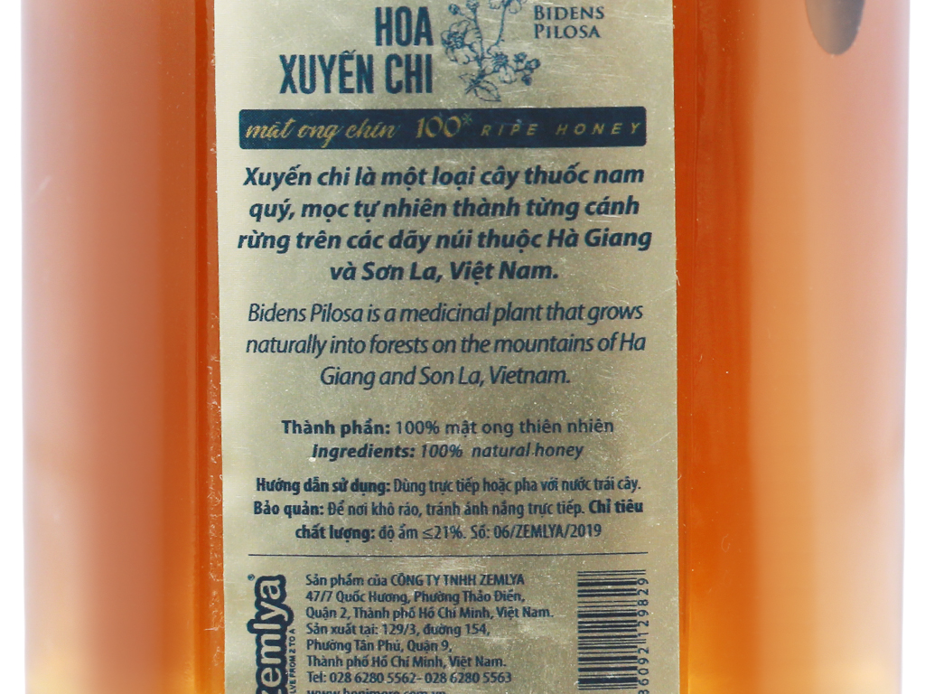 Mật ong chín Honimore hoa xuyến chi 220g