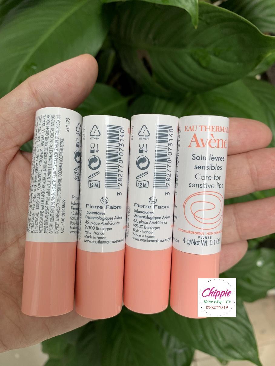 Son dưỡng Avène Care For Sensitive Lips 4gr