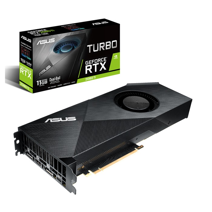 VGA ASUS Turbo GeForce® RTX 2080 Ti 11GB GDDR6 (TURBO-RTX2080TI-11G)
