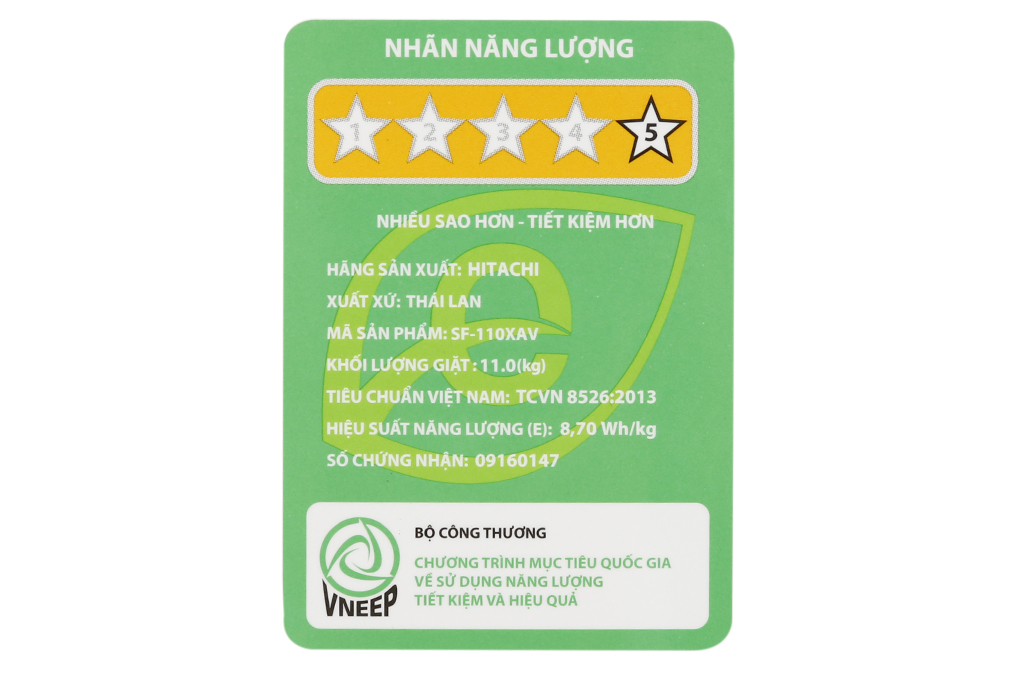 Máy giặt Hitachi SF-110XAV 11KG