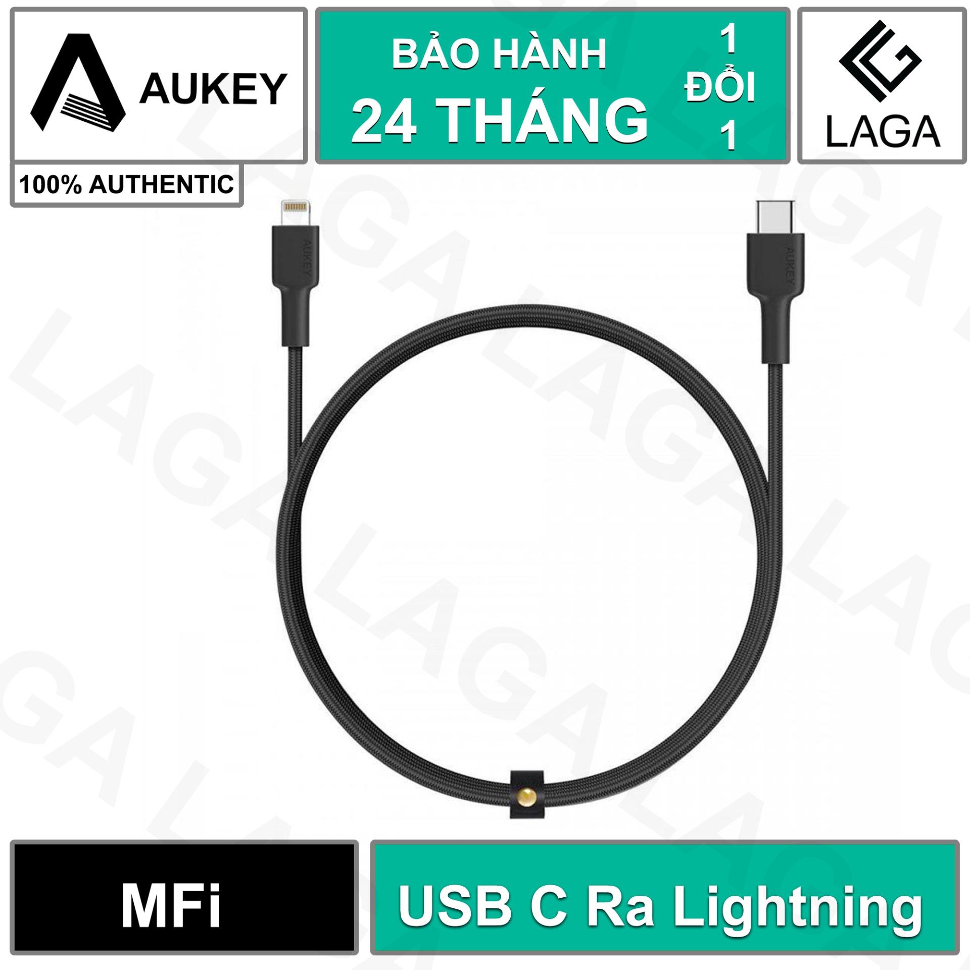 Cáp sạc Type-C sang Lightning Aukey CB-CL2