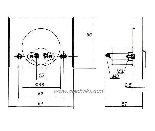Ampe kế Kim DC 85C1