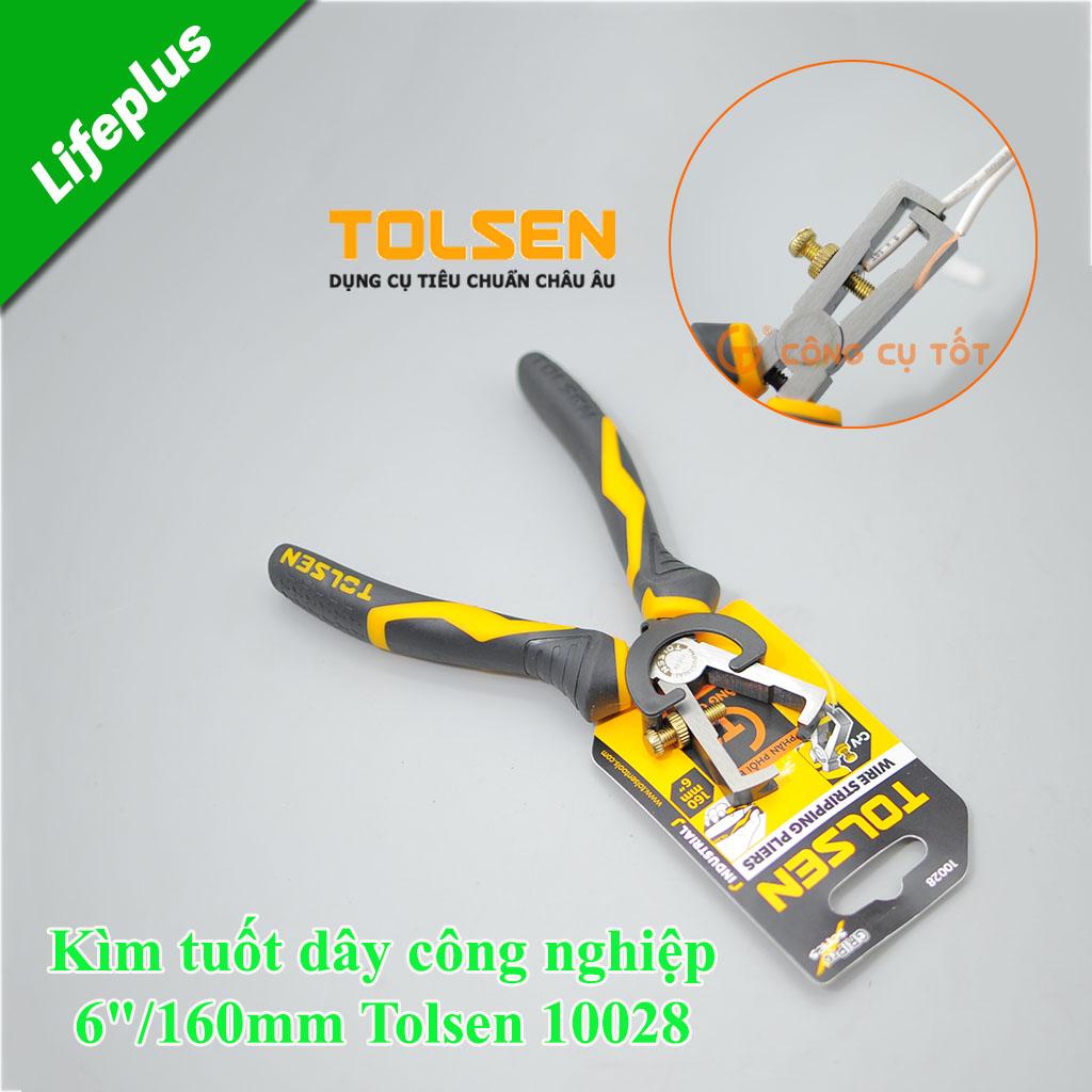 Kềm tuốt dây Tolsen 10028 16cm