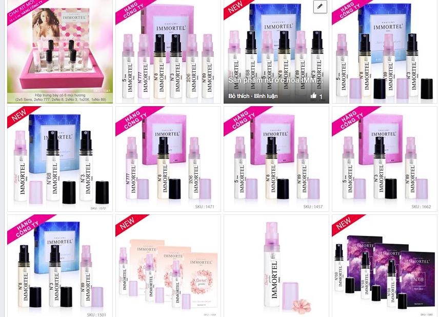 Nước hoa nữ Immortel 5 Sens 3ml
