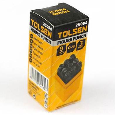 Bộ đóng số Tolsen 25097 (6mm, 9 cây)