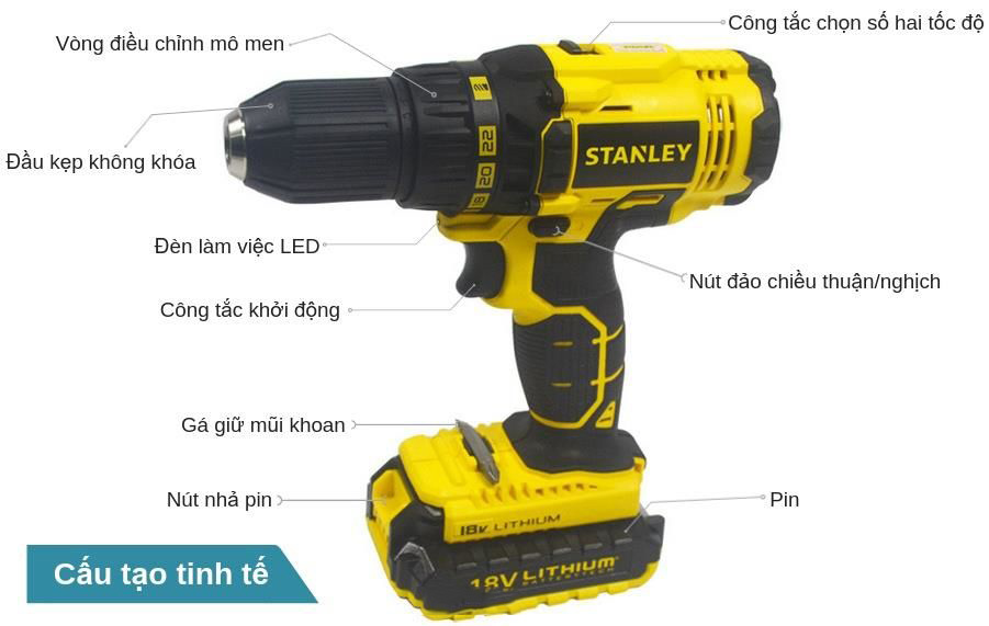 MÁY KHOAN STANLEY SCD20C2/20C2K