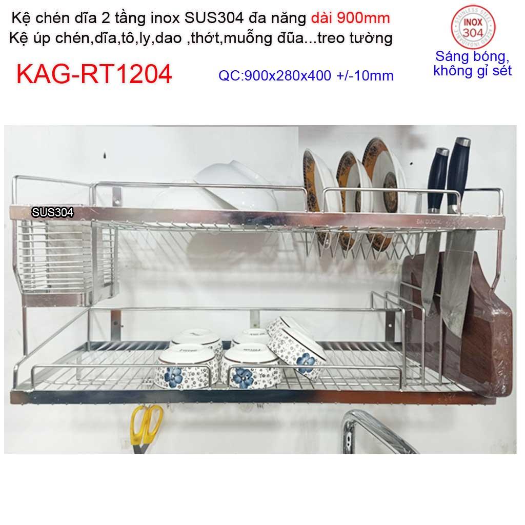 KỆ ĐỰNG CHÉN BÁT 2 TẦNG KAG-RT1204