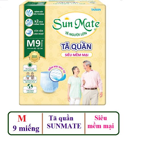 Combo 4 gói Tã Quần SunMate L8
