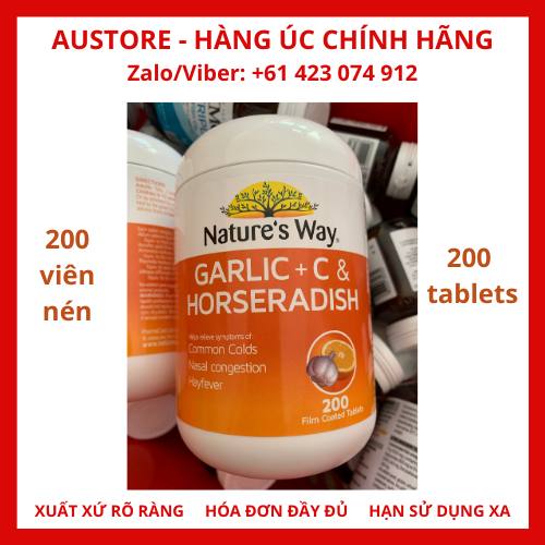 Vitamin C Nature's Way 500mg 300 viên