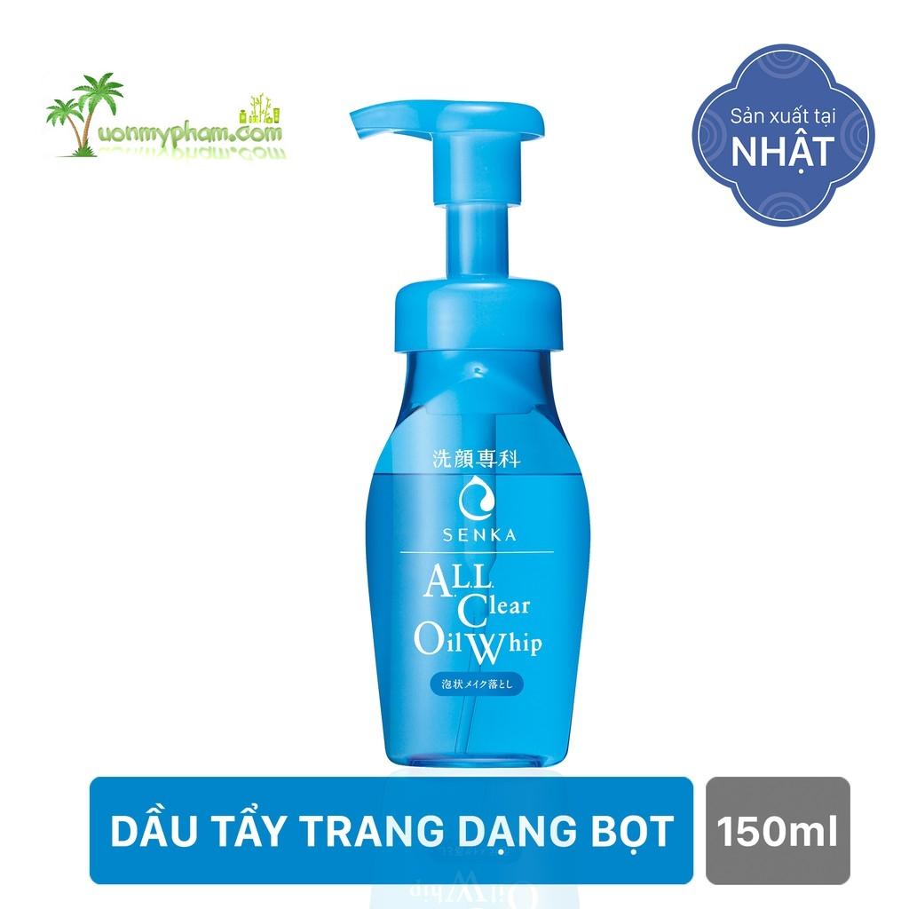 Dầu Tẩy Trang Tạo Bọt Senka All Clear Oil Whip 150ml