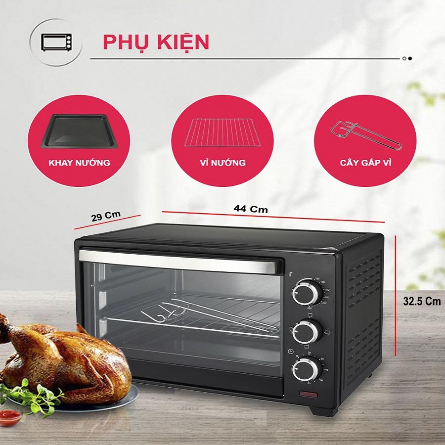 Lò nướng Mishio MK178 25L