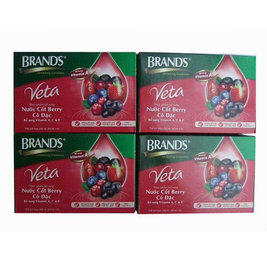 Nước cốt Brand's Veta Berry 42ml combo 24 hũ