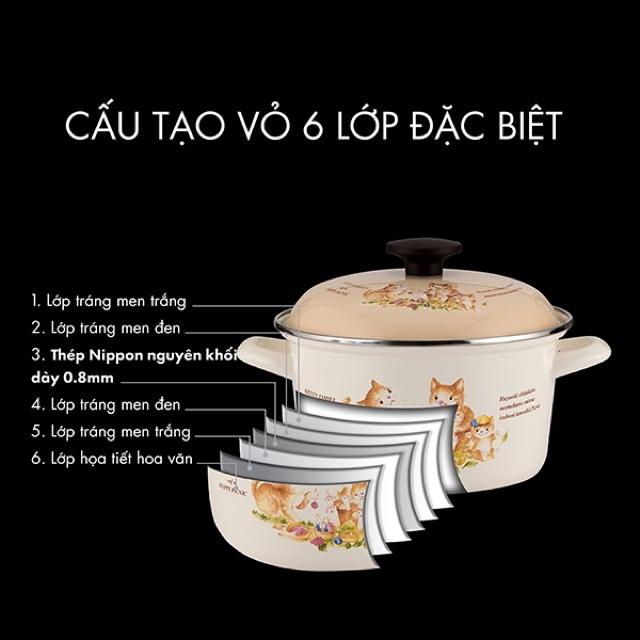 Nồi Tráng Men Fujihoro Irvt-18W (2 Lít)