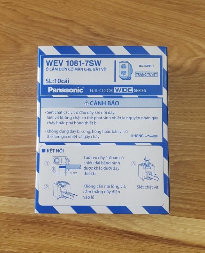 Ổ cắm đơn Panasonic WEV1081
