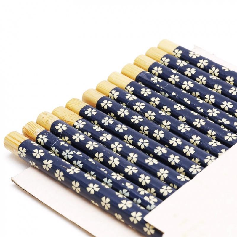 Bộ 6 chén đũa hoa văn Nhật VDS-1137