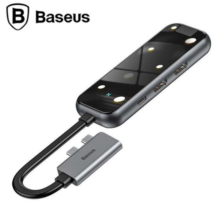 BỘ HUB CHUYỂN ĐỔI ĐA NĂNG 8 TRONG 1 BASEUS CAHUB-FZ0G