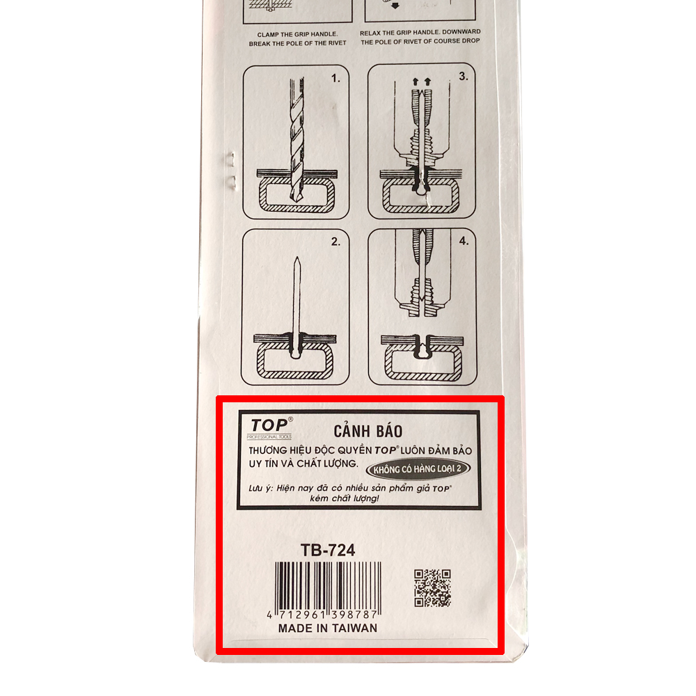 KỀM RÚT RIVE TOP TB-724