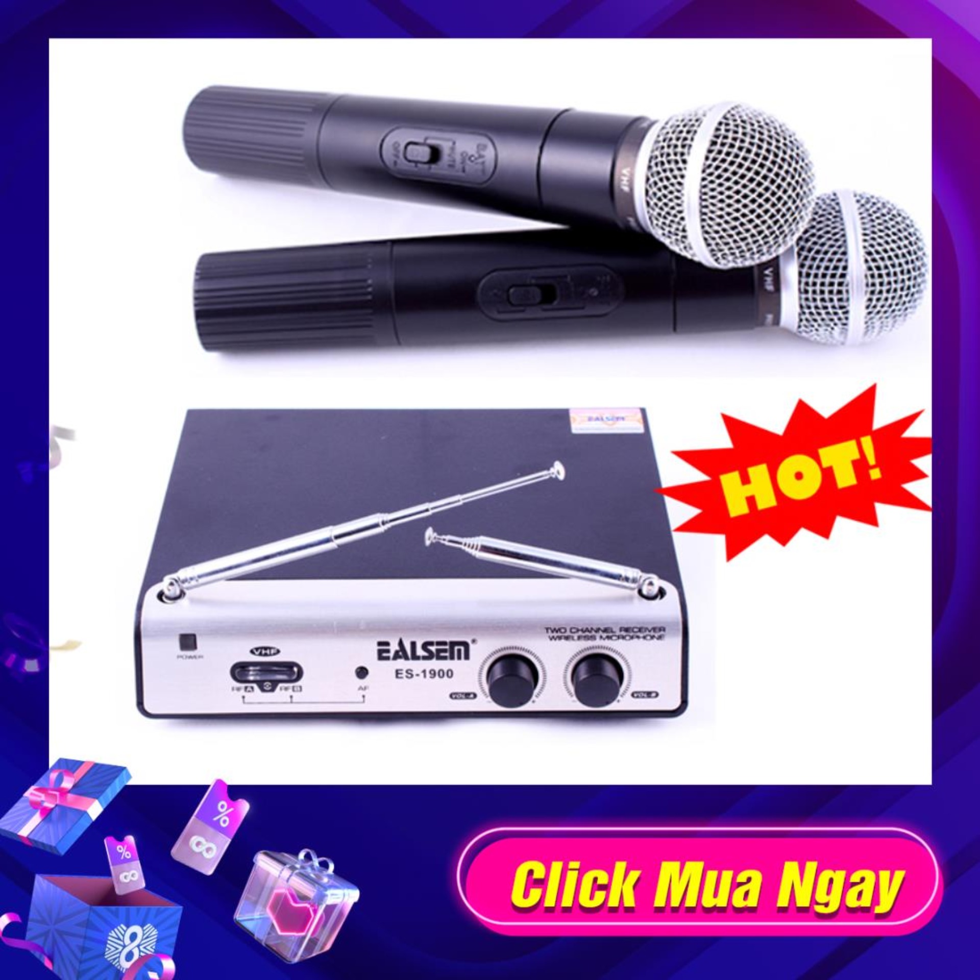 Micro Karaoke Không Dây Ealsem ES-1900