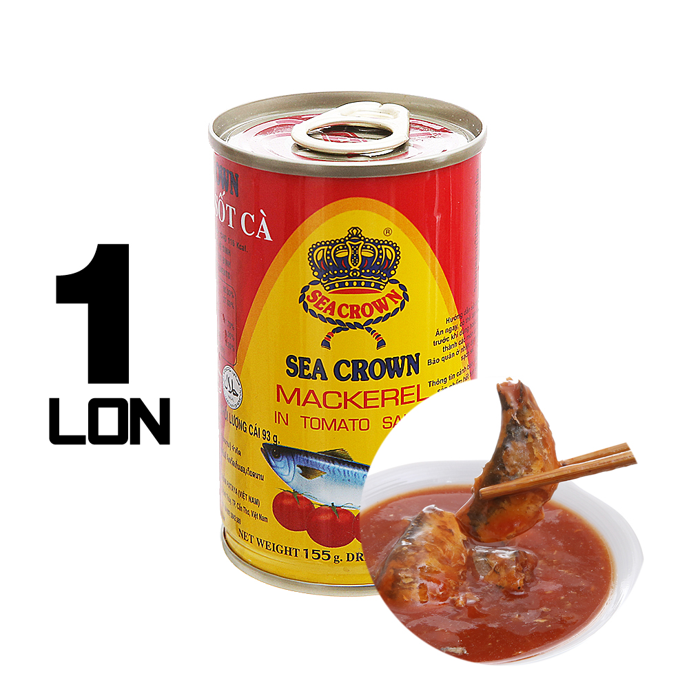 Cá Nục Sốt Cà Sea Crown Cay 155g
