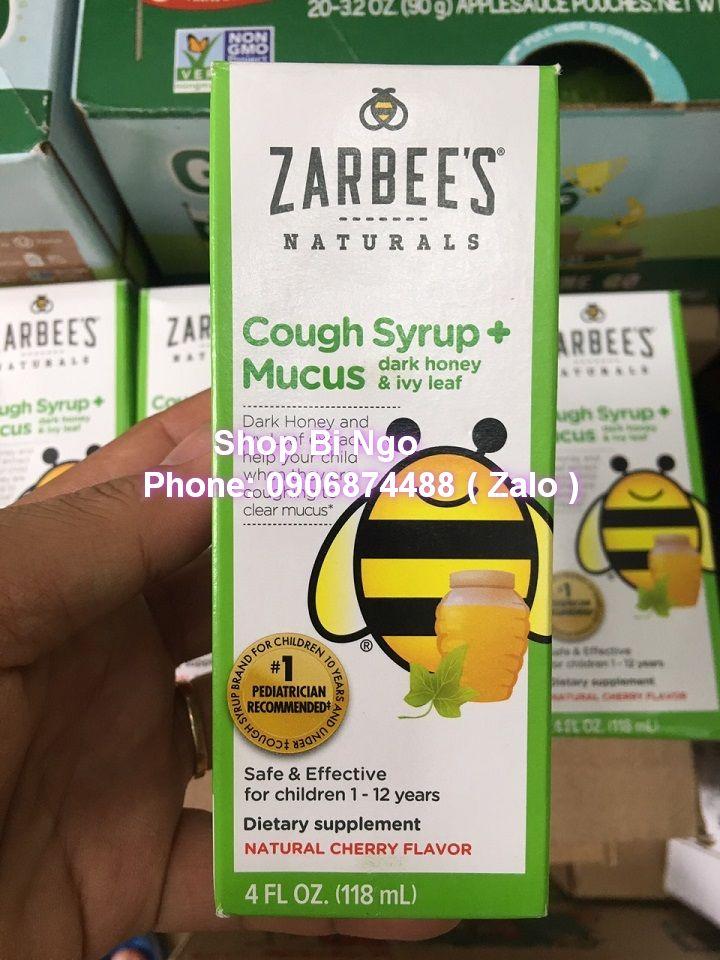 Siro trị viêm họng, sổ mũi ZARBEE 12 month+