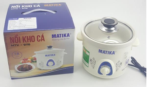 Nồi nấu chậm Matika MTK-9115