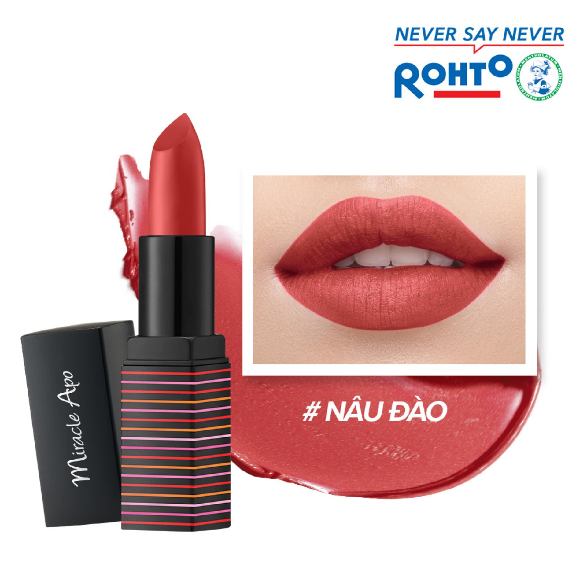 Son lì Miracle Apo Lipstick Matte màu nâu đất