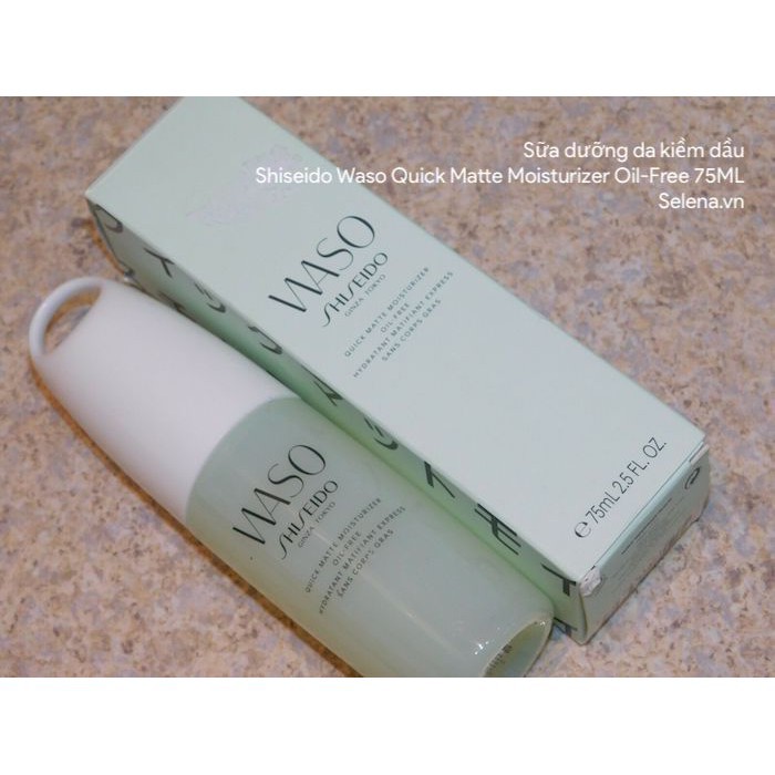 Sữa dưỡng Shiseido Waso Quick Matte Moisturizer Oil-Free 75ml