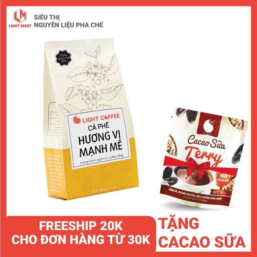 Cà phê bột Light Coffee mạnh mẽ 500g