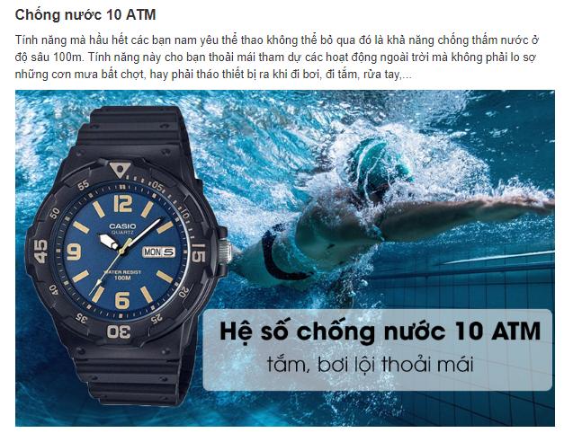 Đồng Hồ Nam Casio MRW-200H-2B3VDF