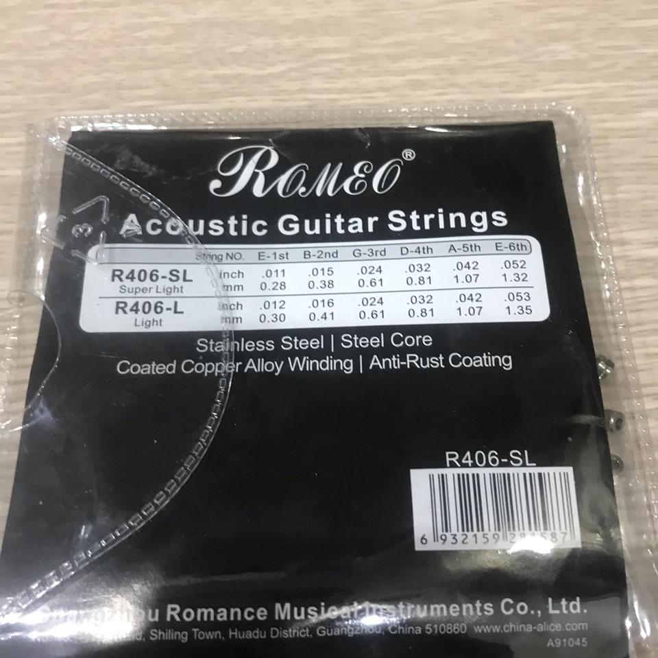 DÂY ĐÀN GUITAR ACOUSTIC REX R406