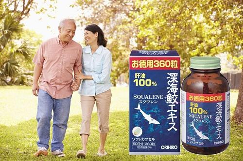 Viên sụn vi cá mập squalene orihiro 360 viên