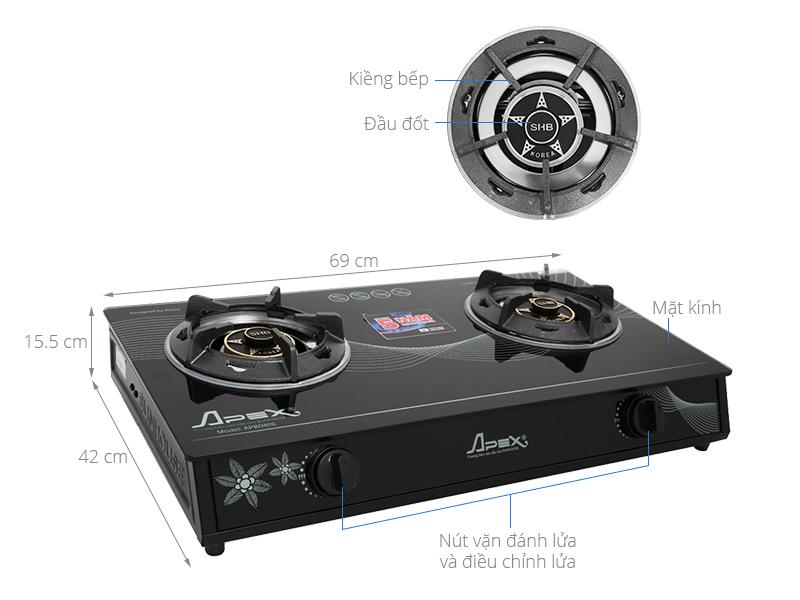 Bếp Gas Sunhouse APB0816