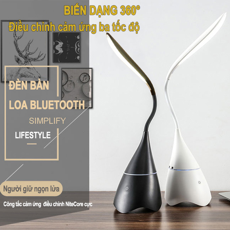 LOA BLUETOOTH KIÊM ĐÈN ĐỂ BÀN HỌC