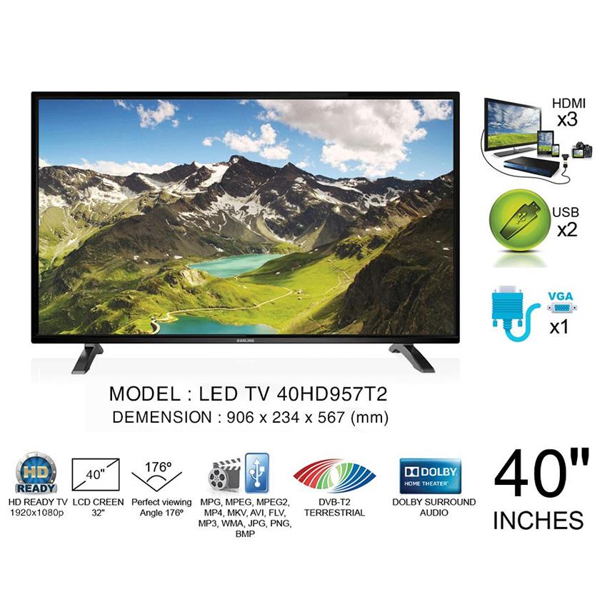 Tivi Led Darling 40HD957T2 40inch