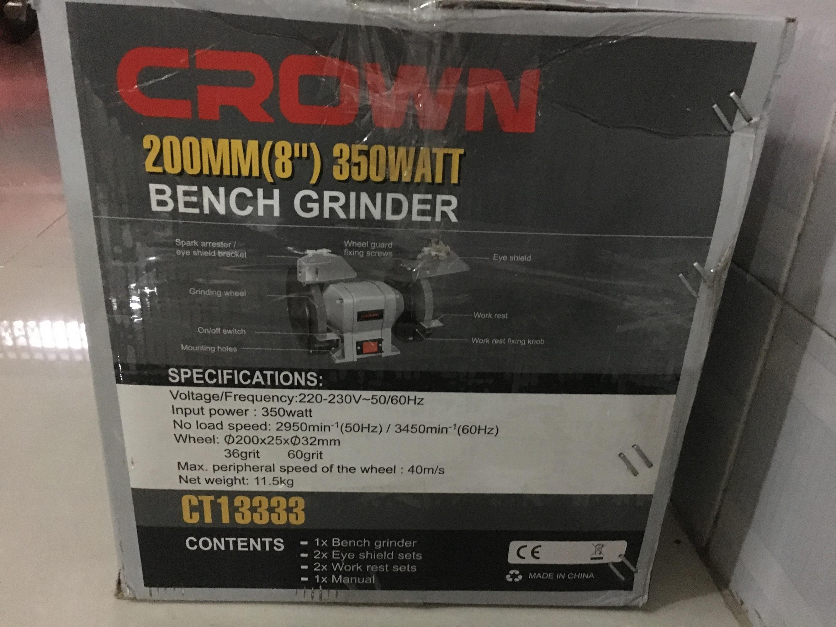 Máy mài bàn Crown CT13333