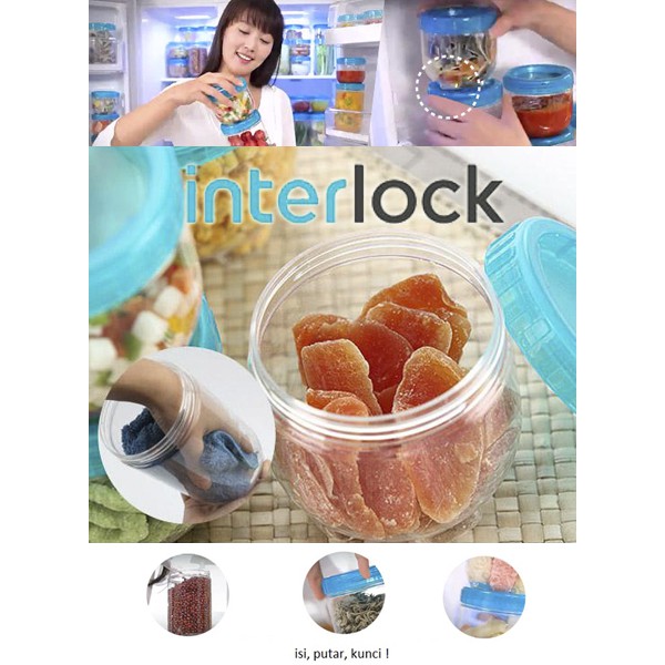 Bộ Hộp nhựa Interlock Lock&Lock INL301S3