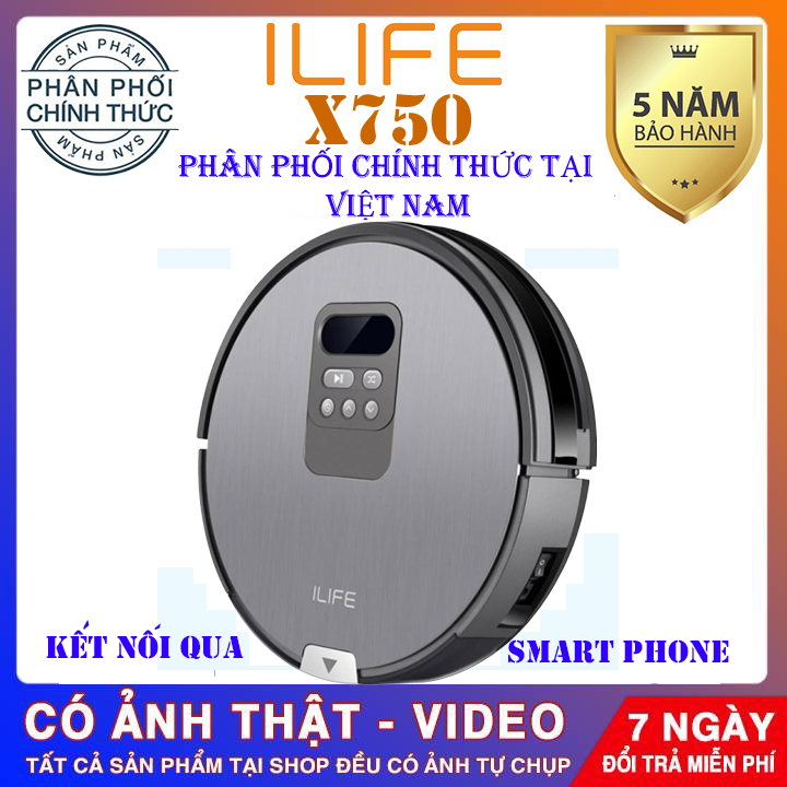 Robot hút bụi lau nhà iLife X750