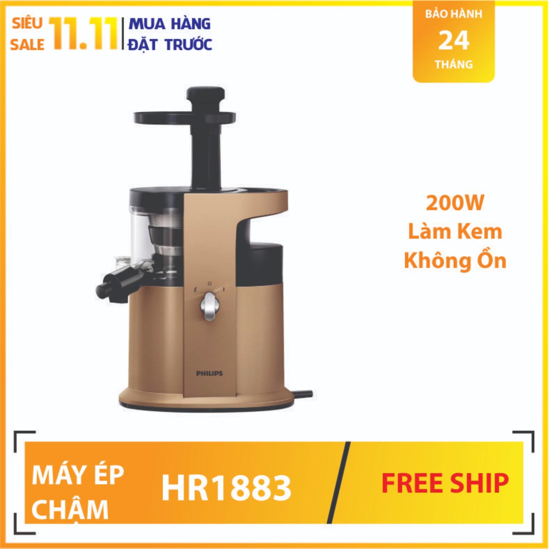 Máy ép trái cây tốc độ chậm Philips HR1883