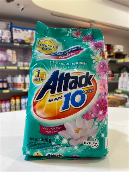 Bột giặt Attack hạnh phúc ngọt ngào 360G