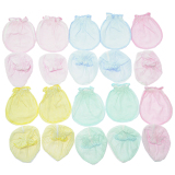 Bộ 10 Bao tay chân cotton sọc màu Nanio A0185 - 0-3 tháng