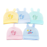 Bộ 5 Nón thỏ thêu Nanio A0136 - size 3 , <4 tháng