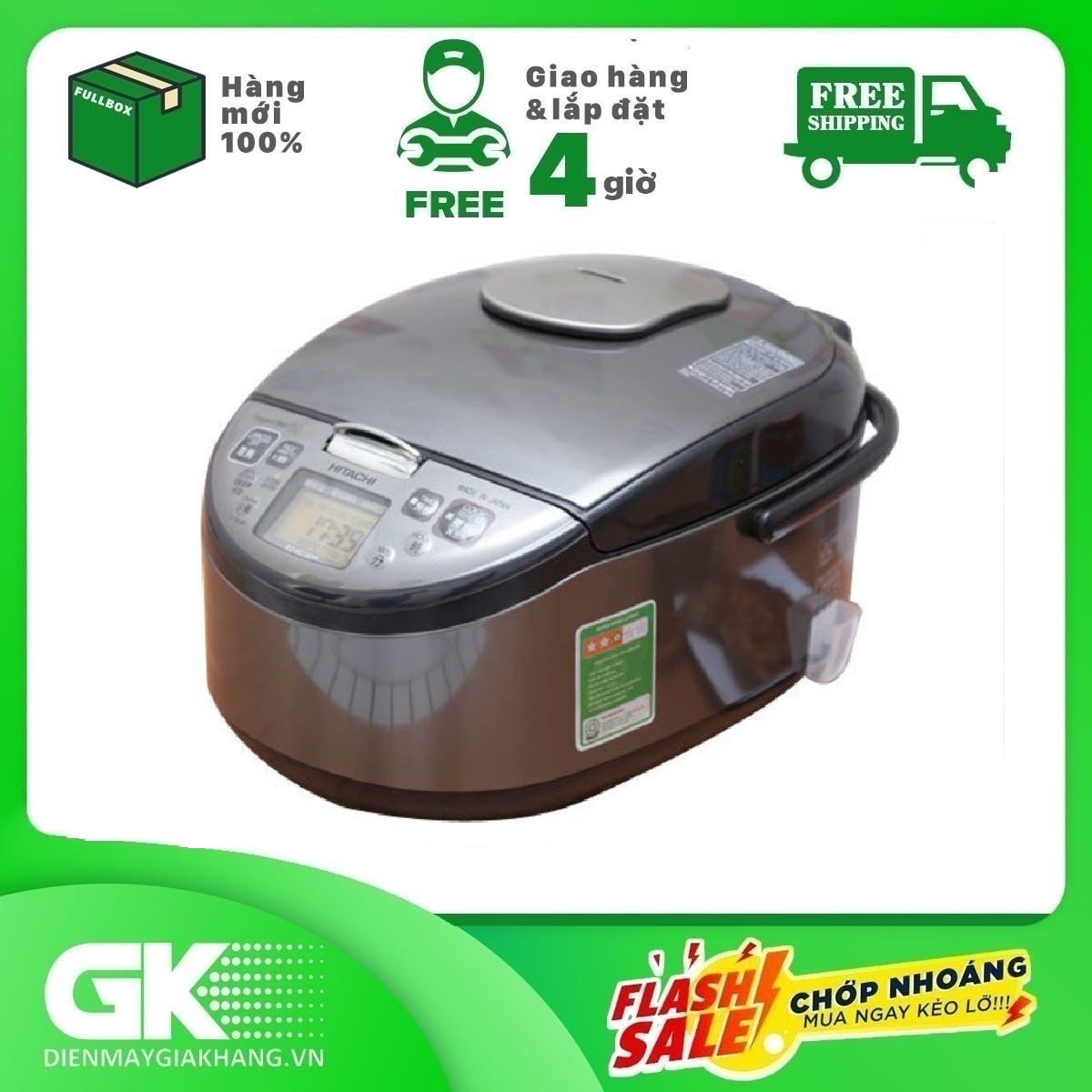 Nồi cơm điện Hitachi KG18YS 1.8L
